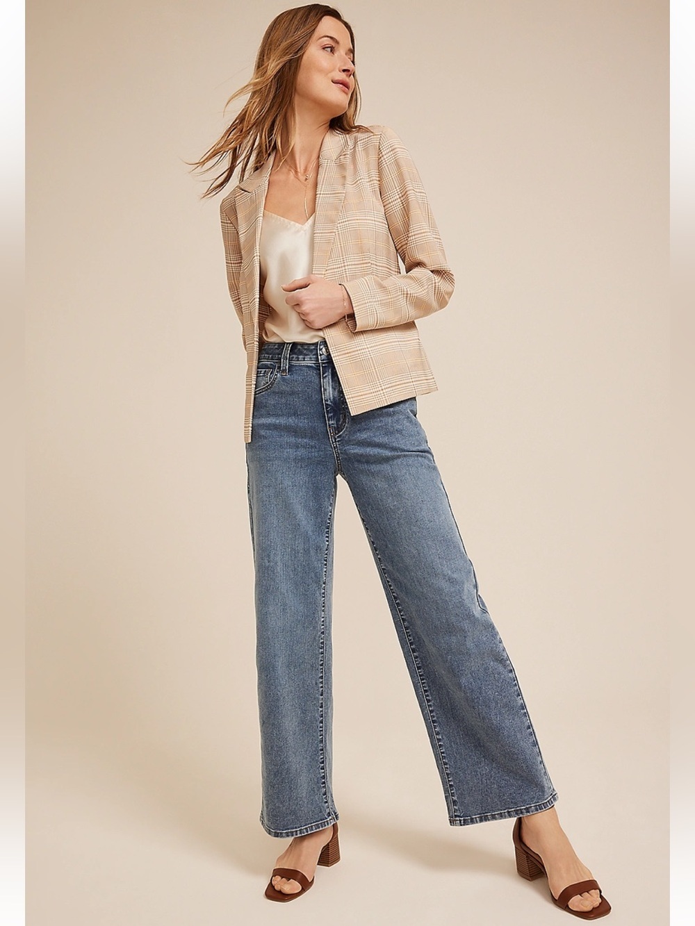 NWT m jeans by maurices™ Classic High Rise Wide Leg Jean Super Stretch 18